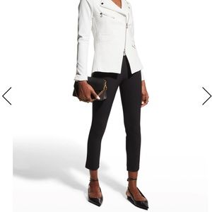 Veronica Beard Black Zip Back Scuba Pants